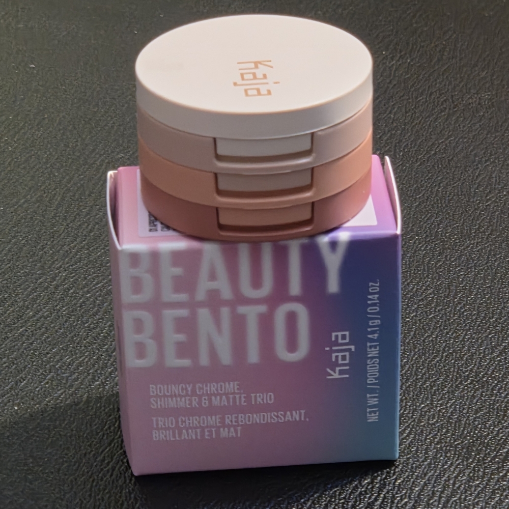 Kaja Beauty Bento Box Bouncy Shimmer Eyeshadow Trio